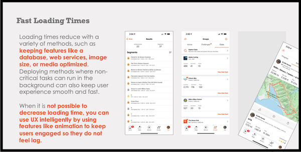 Strava Presentation - Loading Times