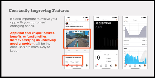 Strava Presentation - Constant Feature Updates